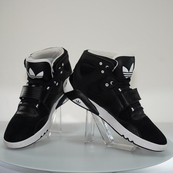 Adidas Roundhouse Mid Black/White - Size 11.5 - Picture 4 of 6